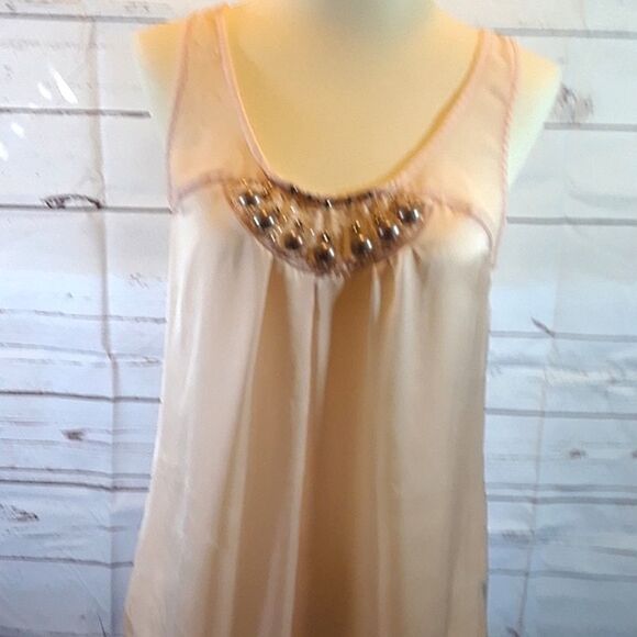 2/$20 Express Embellished Flowy Camisole Tank Top - Picture 1 of 10